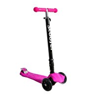 Xslide Işıklı Tekerlekli Pembe Scooter