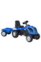 Micromax Mavi Pedallı Römorklu Traktör 01 012