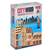 Karsan Woodoy City Wood Ahşap Bloklar İle Eğlence Oyun Seti KR101