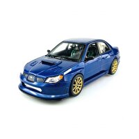 WELLY 1:24 Subaru Impreza Performance Mavi Oyuncak Araç 22487 NS-W