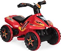UJ Toys 6V Kırmızı ATV Safari Akülü Araba