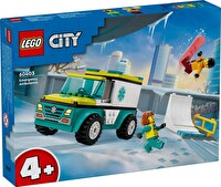 LEGO City Acil Ambulansı ve Snowboardcu 60403