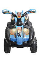 UJ Toys Led Işıklı Müzikli 6 V Mavi ATV Motor Akülü Araba