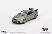 Mini GT Nissan Skyline GT-R R34 Tommykaira R-Z Millenium Jade Oyuncak Araç 697