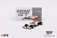 Mini GT Red Bull RB16B 11 Sergio Pérez 2021 Turkish Grand Prix 3rd Place Oyuncak Araç 679