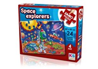 KS Games 24 Parça Jumbo Puzzle - Space Explorers