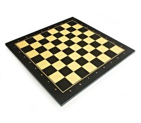 Star Oyun Polyester Kaplama Satranç Tablası Siyah 54x54 CM - 1050460