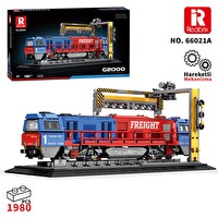 Reobrix Technic 66021 Avrupa Yük Treni G2000 European Freight Train Yaratıcı Yapı Blok Seti Building Blocks - 1980 Parça
