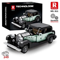 Reobrix Technic 811 Bentley 8 Litre Klasik Araba Yaratıcı Yapı Blok Seti Building Blocks - 249 Parça