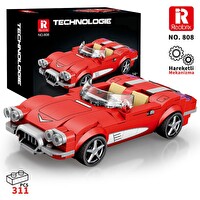 Reobrix Creator 808 Chevrolet Corvette C1 Spor Araba Yaratıcı Yapı Blok Seti Building Blocks - 311 Parça