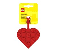 LEGO Gear 3x3 Heart Bag Tag Kırmızı 53658