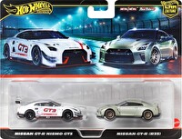 Hot Wheels Premium JBL05 Car Culture 2 Pack Nissan Gt-R Nismo Gt3 -Nissan Gt-R R35