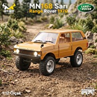MN Model MN168 1-12 Range Rover Classic 1970 4WD Crawler Offroad Uzaktan Kumandalı Sarı Arazi Aracı