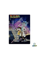 Ghostbastır Design Rick and Morty 99 Parça Ayaklı Puzzle - Dekoratif Çocuk Yapbozu 0181