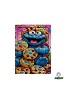 Ghostbastır Design Kurabiye Canavarı 99 Parça Ayaklı Puzzle - Dekoratif Çocuk Yapbozu 0219