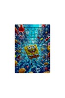 Ghostbastır Design Sünger Bob 99 Parça Ayaklı Puzzle - Dekoratif Çocuk Yapbozu 006