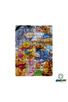 Ghostbastır Design Winnie The Pooh 99 Parça Ayaklı Puzzle - Dekoratif Çocuk Yapbozu 0245