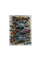 Ghostbastır Design Yarış Arabaları 99 Parça Ayaklı Puzzle - Dekoratif Çocuk Yapbozu 021