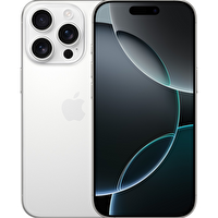 Yenilenmiş iPhone 16 Pro 128 GB Beyaz Titanyum Cep Telefonu (1 Yıl Garantili) - B Kalite