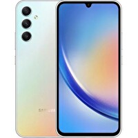 Yenilenmiş Samsung Galaxy A34 4 GB RAM 128 GB Gümüş Cep Telefonu (1 Yıl Garantili) - B Kalite