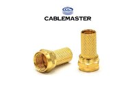 Cablemaster CMF-01G RG6 Gold F Konnektör