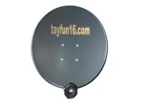 Tayfun 75 CM Uydu Çanak Anteni Siyah -Antrasit