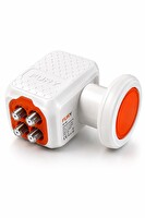 Fury SP-401 Dörtlü Universal LNB Full HD 4K UHD Çanak Anten Uydu Alıcı Başlığı