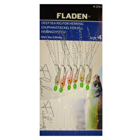 Fladen F1279-4 Fladen Sabiki Lumi Shrimp Kanca No:4 6'lı Lüfer Palamut Çaparisi