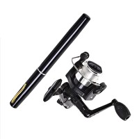 Valkyrie 1 Metre Teleskopik 5.1.1 Kalem Spin Kamış Mini Cep Olta Seti