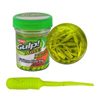 Berkley Gulp Alive Fish Fry LRF Silikon Yem CHARTREUSE - 2 CM