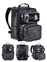 Fujin ProAji Back Pack Black Camo Balıkçı Sırt Çantası
