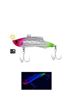 Fujin Wild Vibe 80 MM 27 GR Sinking Vibrasyon Jig Yem Pink Head Tail