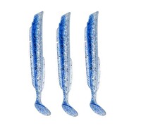 Fujin Fujin Salt Blue Eel Body 13 CM x3 Silikon Yem Gövde Sahte Balık