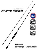 Fujin Ajime Black Swan İstavrit Hafif Kaya Balıkçılığına Uygun Olta Kamış 205 CM 04 - 5 GR