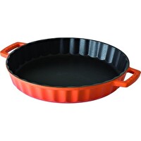 Lava 30 CM Turuncu Döküm Yuvarlak Fırın Tepsisi LV Y TP 30 K0-1 O