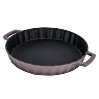 Lava Yekpare 30 CM Döküm Çift Kulplu Mor Yuvarlak Rosto Ve Fırın Tepsisi LV Y TP 30 K0-1 P