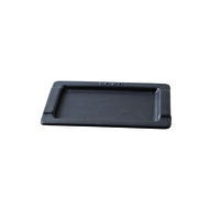 Lava 16x25 CM Döküm Dikdörtgen Siyah Servis Tabağı LV HRC 001