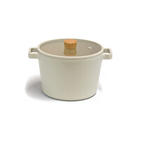 Neoflam Fika 26 CM Cam Kapaklı Alüminyum Döküm Derin Tencere 04.157.16.00