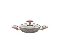 OMS 22 CM Granit Kapaklı Kahverengi Sahan 3214
