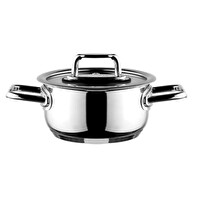 Aryıldız Colombus 16 CM Metal Kulplu Cam Kapaklı Derin Tencere AR248355