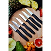 Stevig Cut 4 Fruit Siyah 6’lı Meyve Bıçağı Seti ST-403