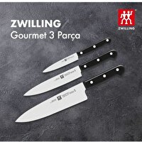 Zwilling Gourmet Özel Formül 3 Parça Çelik Bıçak Seti