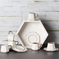 Karaca Zeher 6 Kişilik 90 ML Kahve Fincanı Takımı