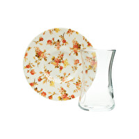 Tulu Porselen Heybeli 6 Kişilik 12 Parça Çay Seti 160 ML