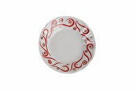 Porland Yakamoz Kırmızı Porselen Çay Tabağı 11 CM
