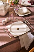 Emsan Fine Bone Golden Leaf 60 Parça 12 Kişilik Yemek Takımı Gold
