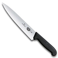 Victorinox 22 CM Tırtıklı Dilimleme Şef Bıçağı Siyah 5.2033.22