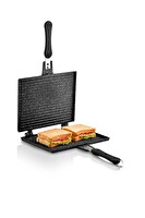 Fms D3001 Döküm Ocak Üstü El Tost Makinesi Siyah