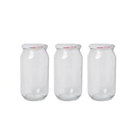 Paşabahçe 1000 CC Cam Kavanoz Kapaklı 20'li Paket Konserve 1 Lt