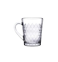 Paşabahçe 55723 Ruby Kulplu Çay-Kahve Kupası 260 cc -6 Adet